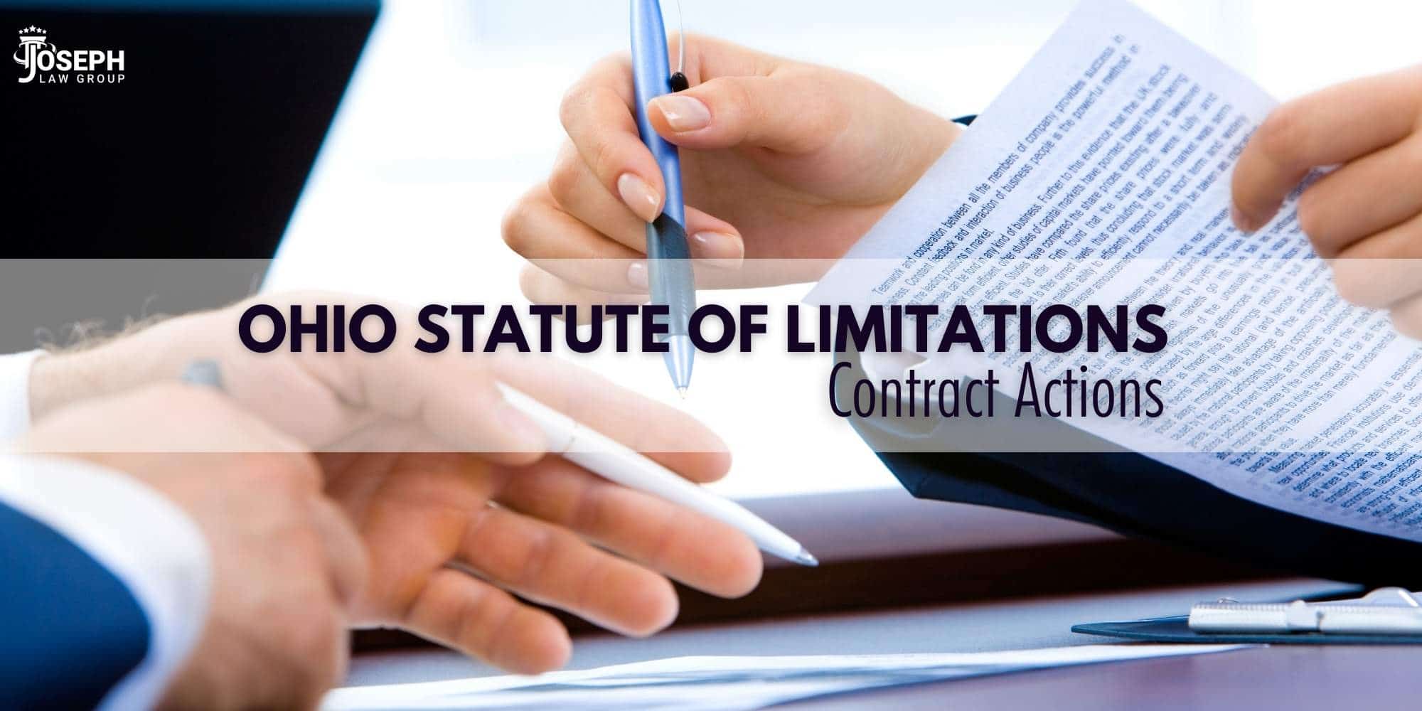 ohio contract actions statute of limitations