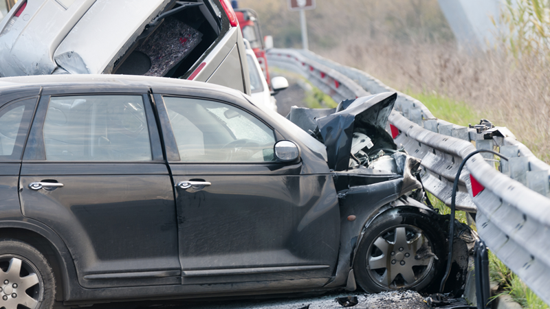 Cleveland, OH – Multi-Vehicle Crash on I-90E Near Downtown Cleveland